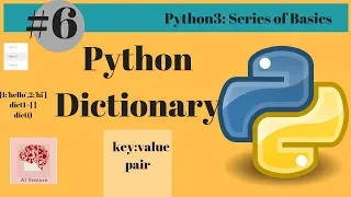 Python3 Series of Basics Python Dictionary - The key value pairs