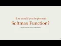 Mastering Softmax in Neural Networks A Deep Dive