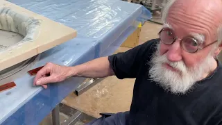 16 September  More step on the hatches. Cutting out the lid core.