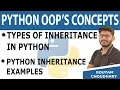 Types of Inheritance in Python - Python Tutorial for Beginners