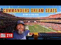 Washington Commanders Dream Seats Most Comfortable Seats I ve EVER Had Anywhere ADV 218