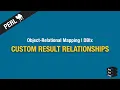 Object-Relational Mapping Custom Result Relationships Perl DBIx Tutorial