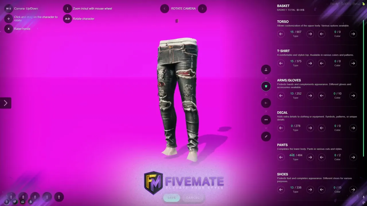Premium Male Clothingpack