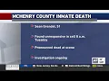 Inmate found dead at McHenry County Corrections facility