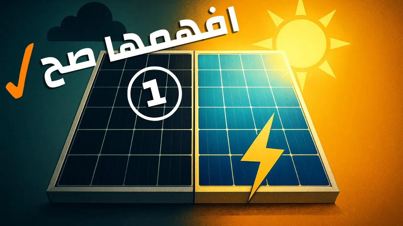 كل ما تحتاج معرفته عن الألواح الشمسية ( 1 )⚡️ | دليل مبسط وشامل للمبتدئين ( الجزء الأول )