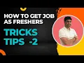 How to find job easily-Freshers Questions and Answers Kiran Sir KiranAcademy-Official