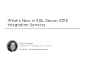 Course What s New in SQL Server 2016 Integration Services