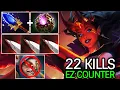 Queen of Pain Counter Meepo – INSANE Power Scepter Build Dota 2