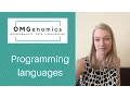 For bioinformatics which language should I learn first