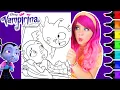 Coloring Vampirina Demi Coloring Page Ohuhu Art Markers