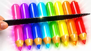 Satisfying Video | How To Make Rainbow Banana With Kinetic Sand Cutting ASMR 1
