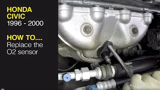 How to replace the O2 Sensor on a Honda Civic 96-00 CR-V 97-01 Acura Integra 94-00