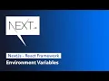 NextJs - React Framework