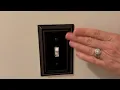 Kinahen Decorative Metal Outlet Cover and Light Switch Cover Switch Plate and Wall Plate Cover Revie