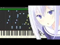 Lagu Girlish Lover - OreShura OP (Synthesia piano Tutorial)