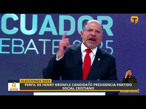 Perfil de Henry Kronfle Candidato presidencia Partido Social Cristiano