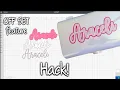 DIY Easy Bubble Letters on Cricut Design Space ft Off Set feature