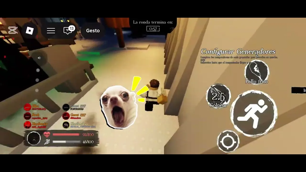 jugando forzaken en celular#roblox #forzaken #nic_game_120