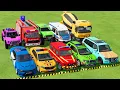 Download Lagu TRANSPORTING POLICE CARS, AMBULANCE, FIRE TRUCK, COLORFUL CARS WITH TRUCK -FARMING SIMULATOR 22!