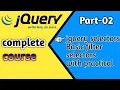 jQuery Selectors Basic Filter Selectors Explained in Hindi jQuery Tutorial