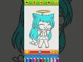 playing GACHA LIFE COLORING BOOK xdxd