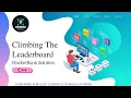 Climbing the Leader board Hackerrank Solution in Hindi C