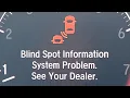 How to Fix Reset Blind Spot Monitoring BSM Warning Light Stays On or Flashing BSM Light On