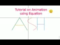 Tutorial on how to animate letters in Desmos