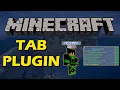 Customisable tab in Minecraft with TAB Plugin