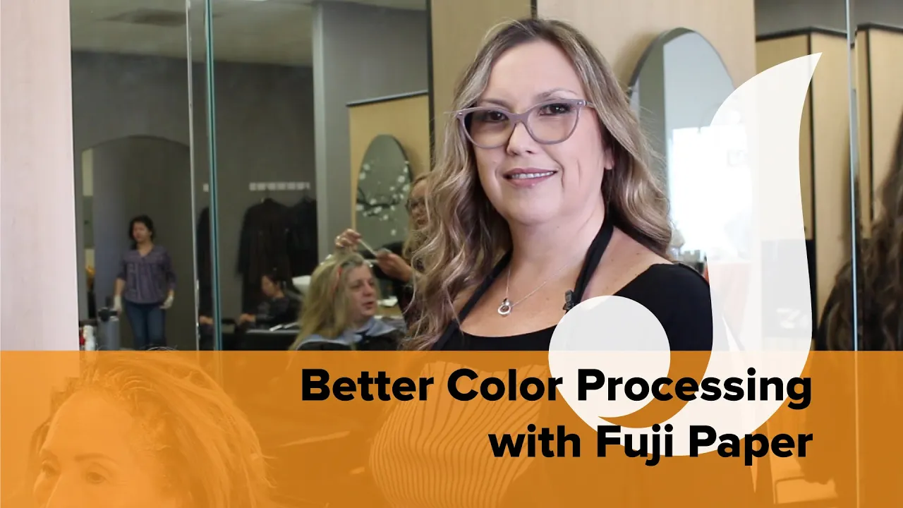 Fuji Paper for Hair Color Processing Demonstration