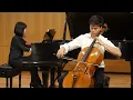 Derek Louie, cello.  Dvorak Silent Woods, "Klid", Op. 68, No.5