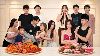 SPICY VS. SWEET FOOD CHALLENGE *INATAKE SI SABBY NG ALLERGY NYA!*