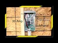 How to wire and properly ground a 30 Amp sub-panel