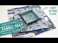 How to Make a Fabric Tray with Snaps
