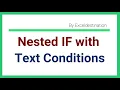 Excel Nested If Function with Multiple Text and Number Conditions