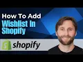 How to Add Wishlist in Shopify 2026 Guide