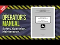 Operator s Manual John Deere Walk-Behind Mower JS26 JS36 JS46 OMGX24127