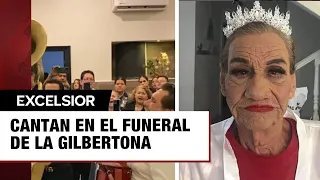 Los Alegres del Barranco le cantan a La Gilbertona en funeral