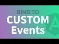 Binding to Events in Custom Components - Angular