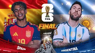 🔴 लाइव | अर्जेंटीना बनाम स्पेन - वर्ल्ड कप फ़ाइनल | PES 21 सिमुलेशन#worldcuplivematch