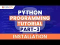 Python Installation In Windows 7 8 10 Python Programming Part 3