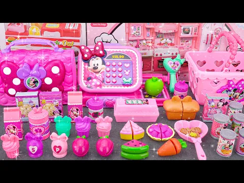 Download MP3 64 Minutes Satisfying with Unboxing Cute Pink Ice Cream Store Cash Register ASMR | Review Toys