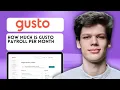 How Much Is Gusto Payroll Per Month Gusto Payroll Pricing Cost Breakdown for Small Businesses