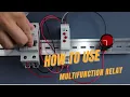 How to use multifunction time relay demonstration of 10 functions