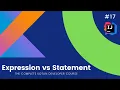 The Complete Kotlin Course - Expression vs Statement