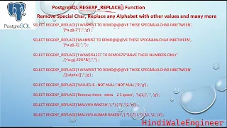 Master PostgreSQL REGEXP - REPLACE Function Remove Special Characters Replace Alphabets
