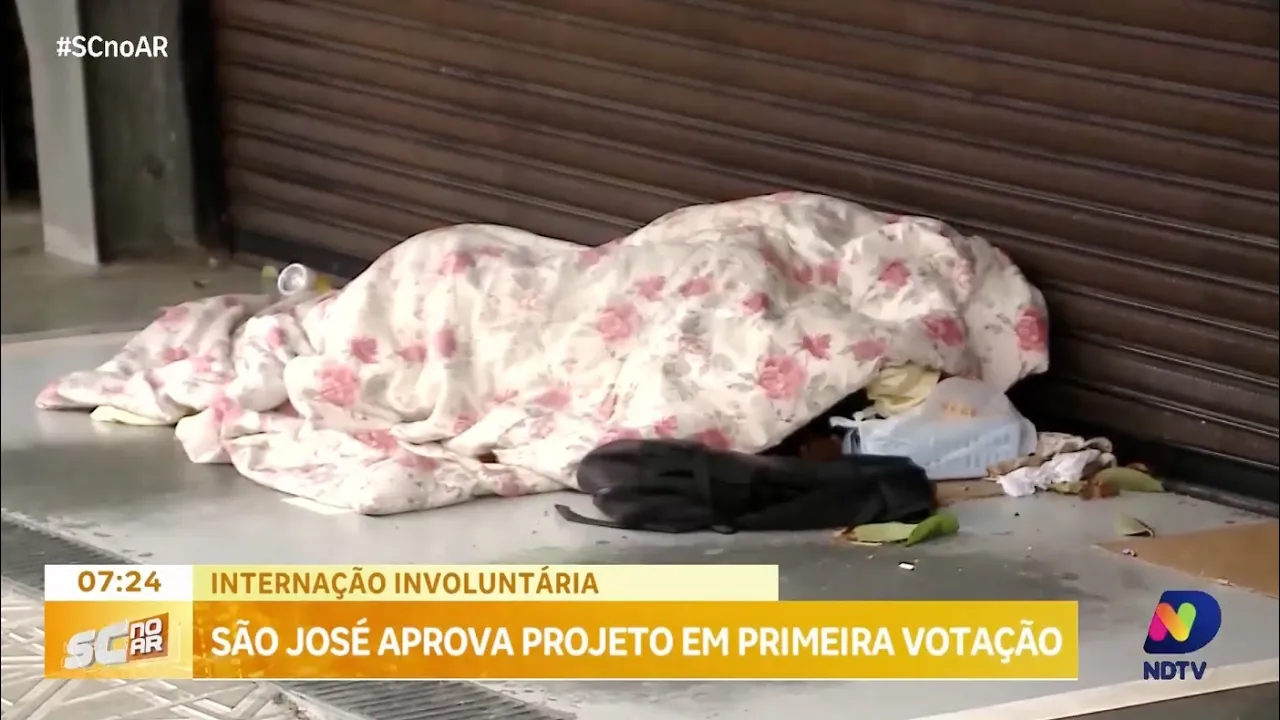 São José aprova em primeira votação projeto de internação involuntária para dependentes químicos