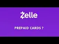 Does zelle take prepaid cards