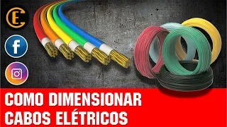 COMO DIMENSIONAR CABOS ELÉTRICOS - PASSO A PASSO CONFORME NBR-5410.