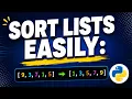 Part1 Python List sort Method Sort Lists in Ascending order Python